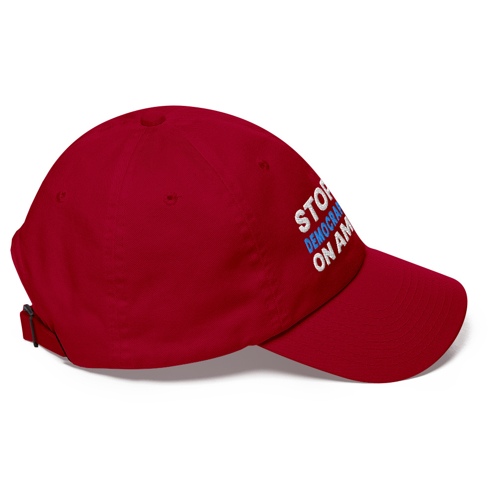 Stop Democrapping On America Classic Dad Hat Cranberry