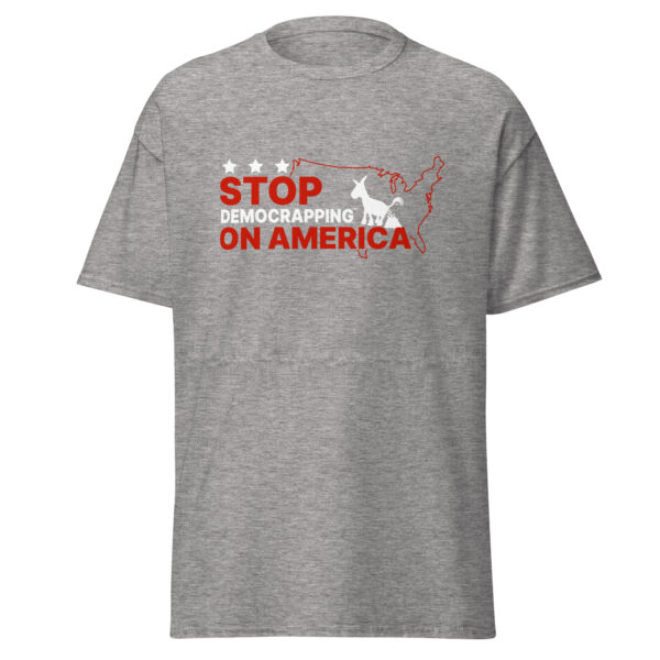 Stop Democrapping On America Men's Classic Tee sport Grey