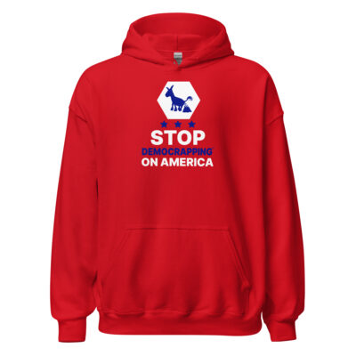 Stop Democrapping On America Unisex Heavy Blend Hoodie Red